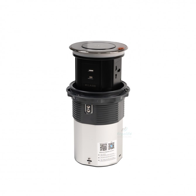 Ổ Cắm Điện Smart Home Âm Bàn Tích Hợp Sạc Không Dây KLASS SN-001