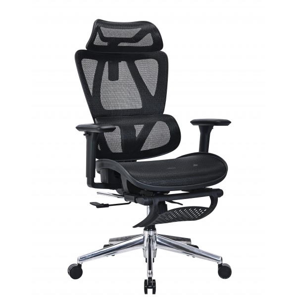 Ghế Công Thái Học RC-1194E Đen/Xám