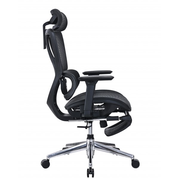 Ghế Công Thái Học RC-1194E Đen/Xám