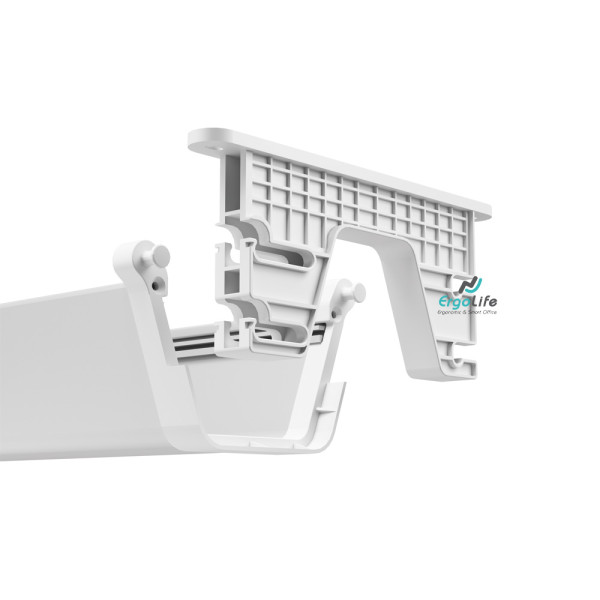 Khay Đỡ Dây Điện Tích Hợp Ổ Cắm Điện Tuỳ Chỉnh Dưới Bàn (4 ổ cắm)