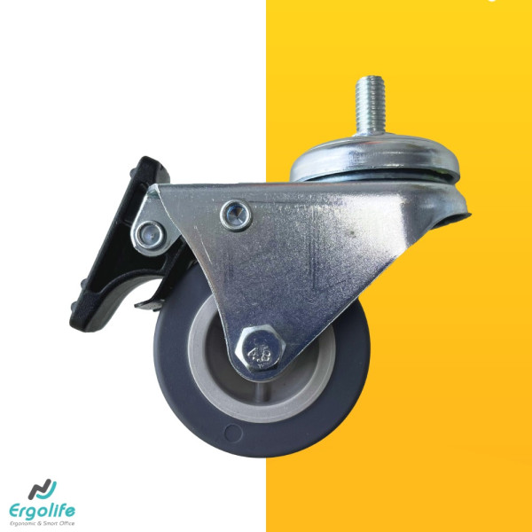 Bánh xe chịu lực cho bàn Ergonomic  Loại 4 bánh khóa 