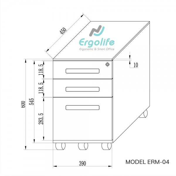 Tủ Di Động ERM-04